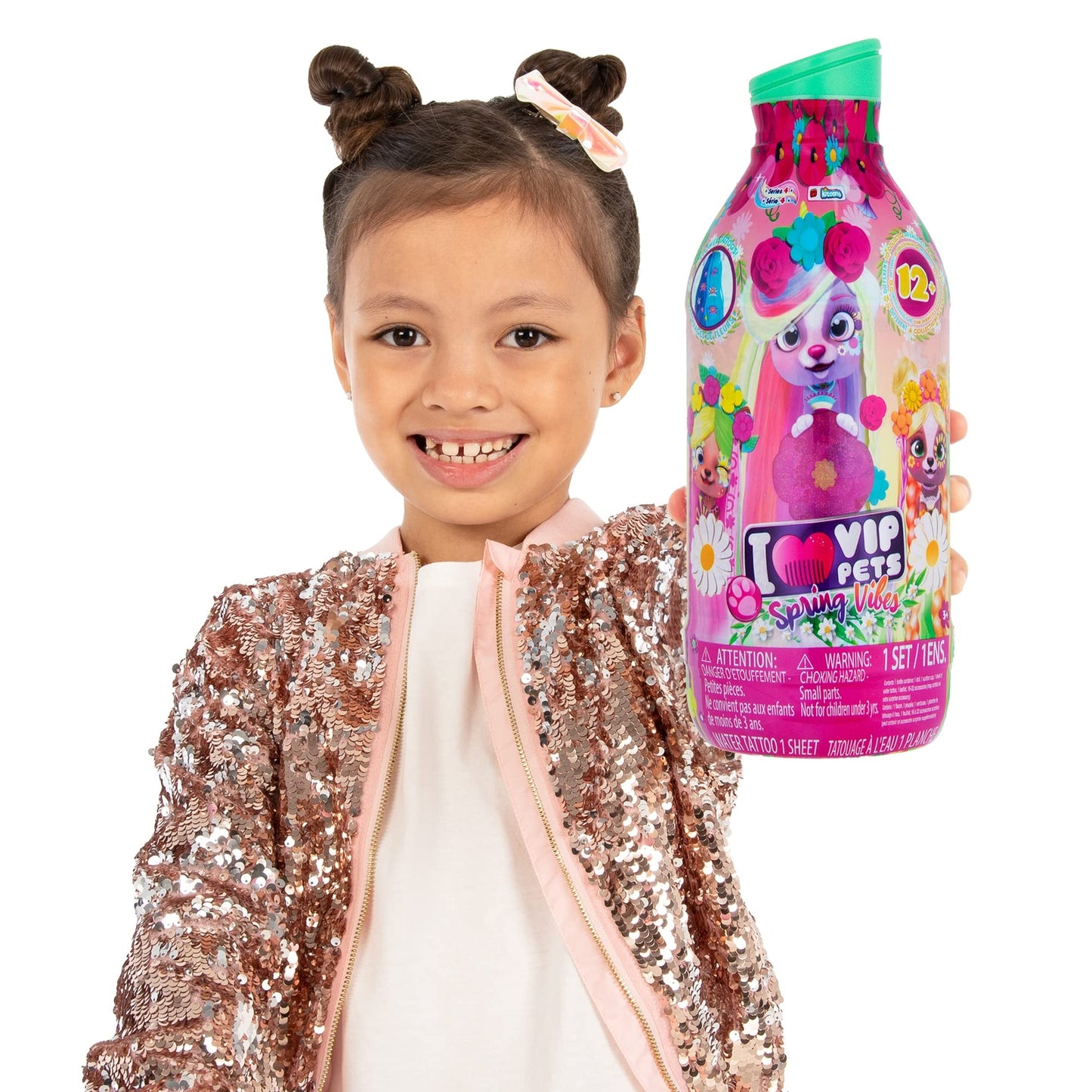 VIP Pets - Spring Vibes Series - Includes 1 VIP Pets Doll, 9 Surprises, 6 Acc...
