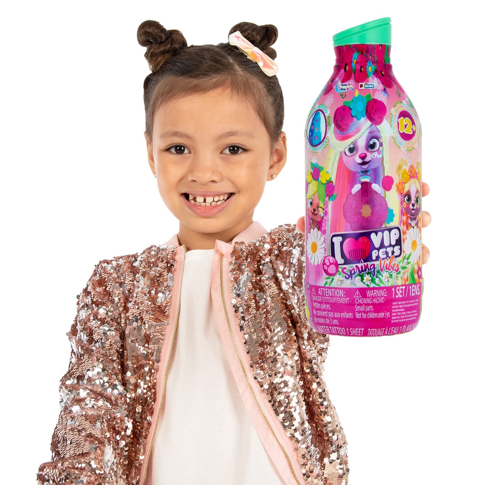 VIP Pets - Spring Vibes Series - Includes 1 VIP Pets Doll, 9 Surprises, 6 Acc...