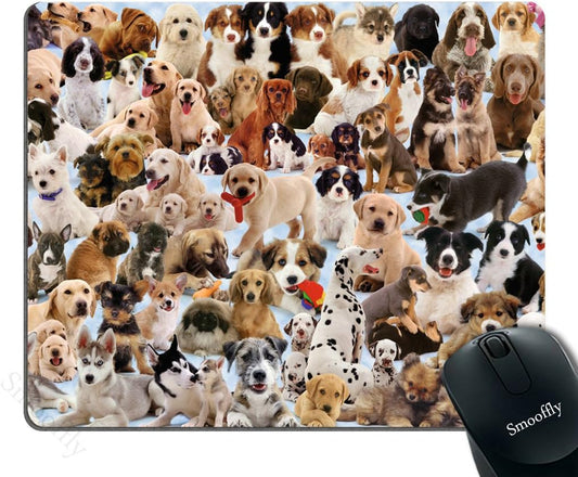 Dogs Galore Mouse Pad Cute Puppies Pets Mouse Pads