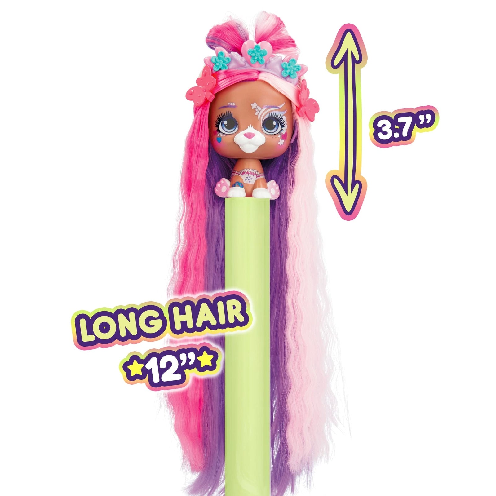 VIP Pets - Spring Vibes Series - Includes 1 VIP Pets Doll, 9 Surprises, 6 Acc...