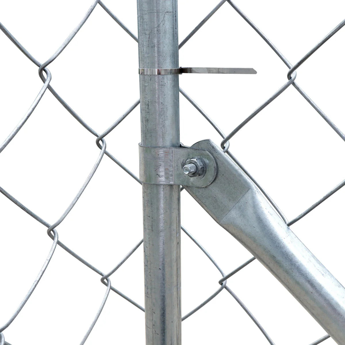 10’ X 20’ Outdoor Dog Kennel Playpen, Outdoor Dog Runner, Pet Exercise House, Lockable Gate, 6’ Chain-Link Fence, TMG-DCP1020